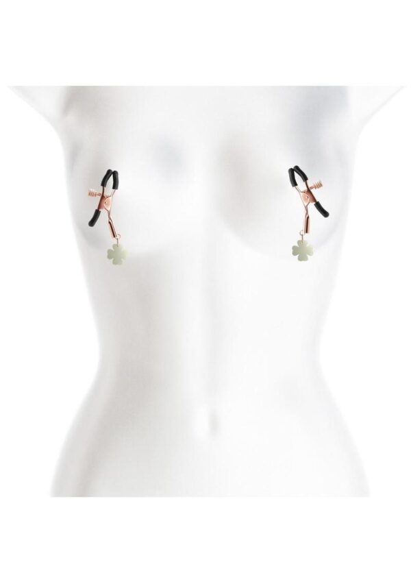 Bound Nipple Clamps G4 Iron Glow in the Dark - Rose Gold - Image 3