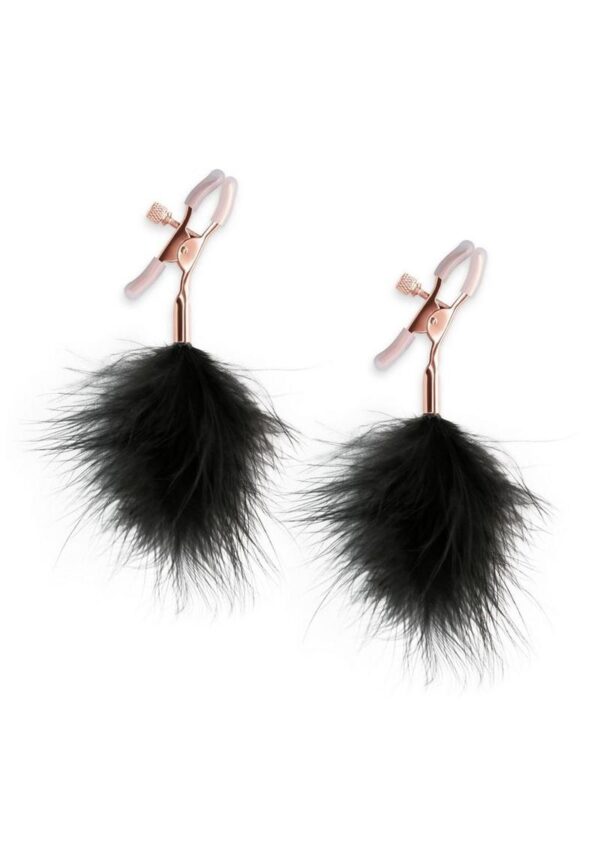 Bound Nipple Clamps F1 - Rose Gold/Black - Image 2