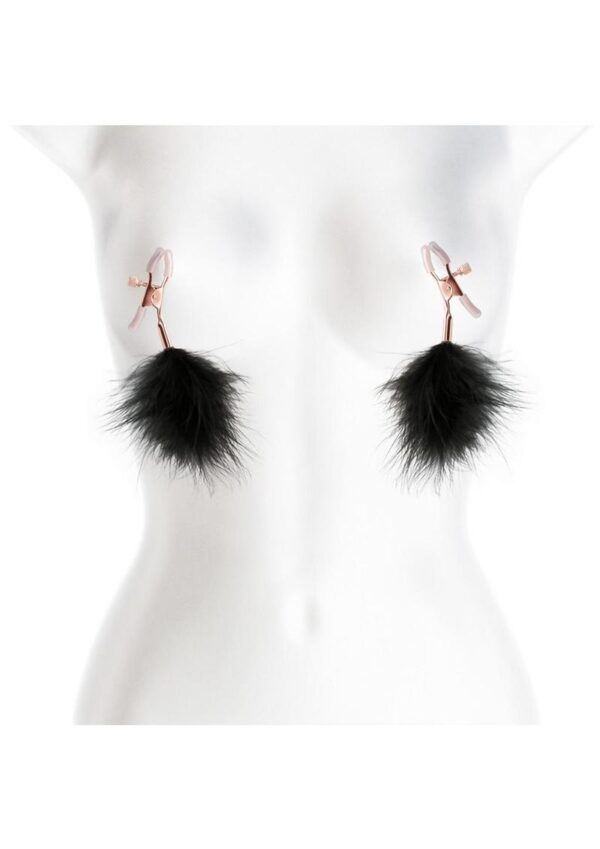 Bound Nipple Clamps F1 - Rose Gold/Black - Image 3