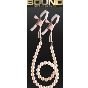 Bound Nipple Clamps DC1 - Rose Gold