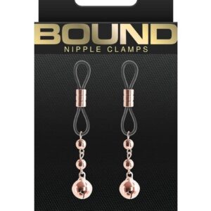 Bound Nipple Clamps D1 - Rose Gold