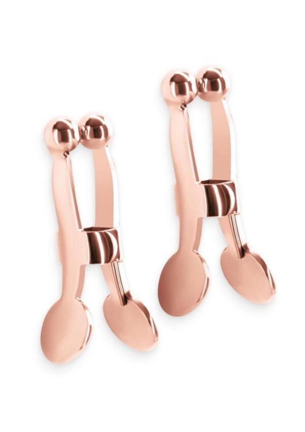 Bound Nipple Clamps C1 - Rose Gold - Image 2