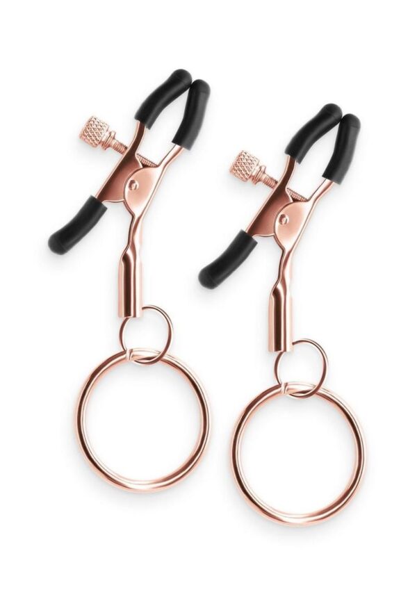 Bound Nipple Clamps C2 - Rose Gold - Image 2