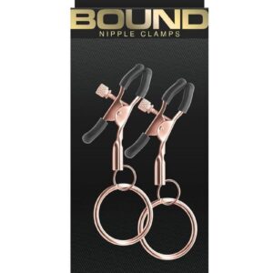 Bound Nipple Clamps C2 - Rose Gold