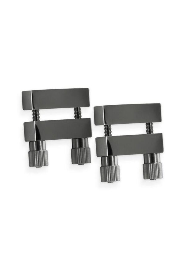 Bound Nipple Clamps V1 - Gunmetal Gray - Image 2
