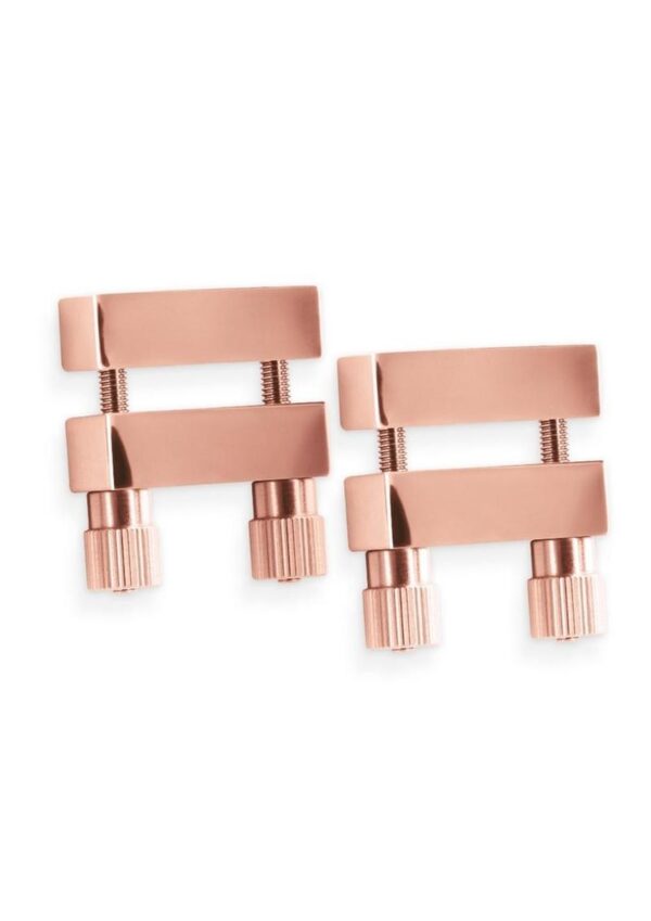 Bound Nipple Clamps V1 - Rose Gold - Image 2