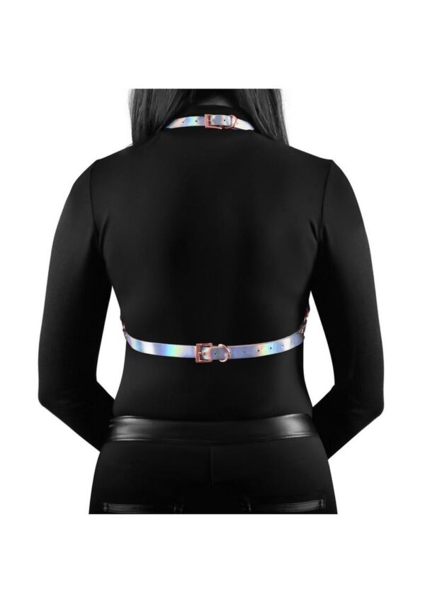 Cosmo Harness Crave Chest Harness - Small/Medium - Rainbow - Image 3