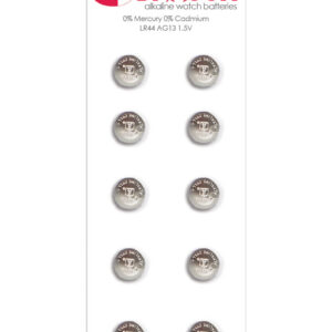 Dragon Alkaline Watch Batteries LR44/AG13 1.5 Volt (10 Per Pack)