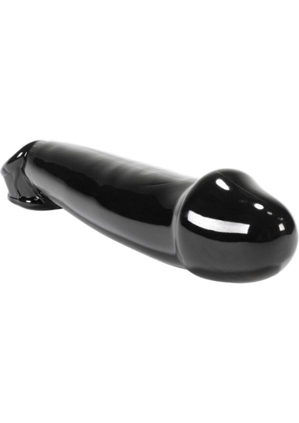 Oxballs Muscle Textured Cock Sheath Penis Extender - Black - Image 2