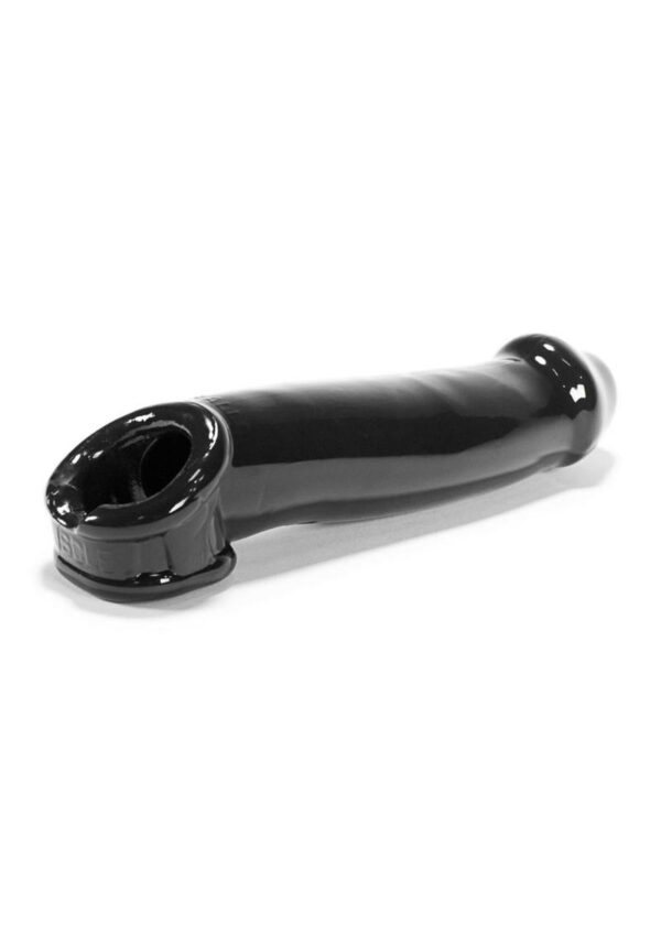 Oxballs Muscle Textured Cock Sheath Penis Extender - Black - Image 4