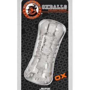 Oxballs Atomic Jock Jerk Masturbator - Clear