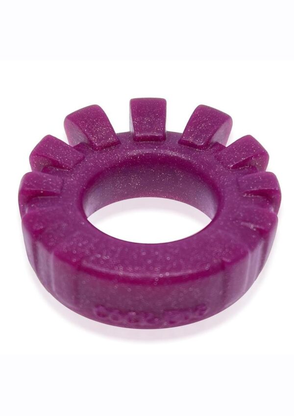 Cock Lug Lugged Cock Ring - Plum - Image 2