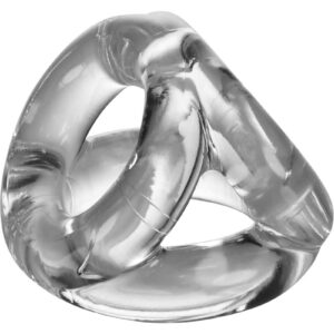 Oxballs Atomic Jock Tri-Sport Cock Ring - Clear