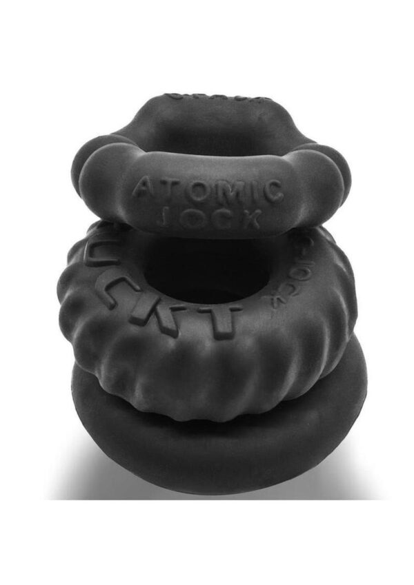 Bonemaker Cockrings Night Edition (3 Per Pack) - Black - Image 4