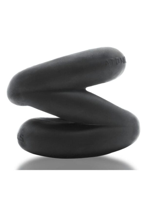 Oxballs Atomic Jock Z-Balls Cock Ring and Ball Stretcher Night Edition - Black - Image 2