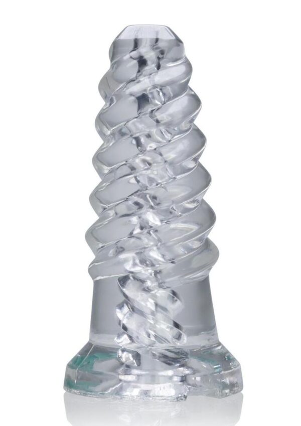 Oxballs Screw`d Super-Squishy Masturbator - Clear - Image 2
