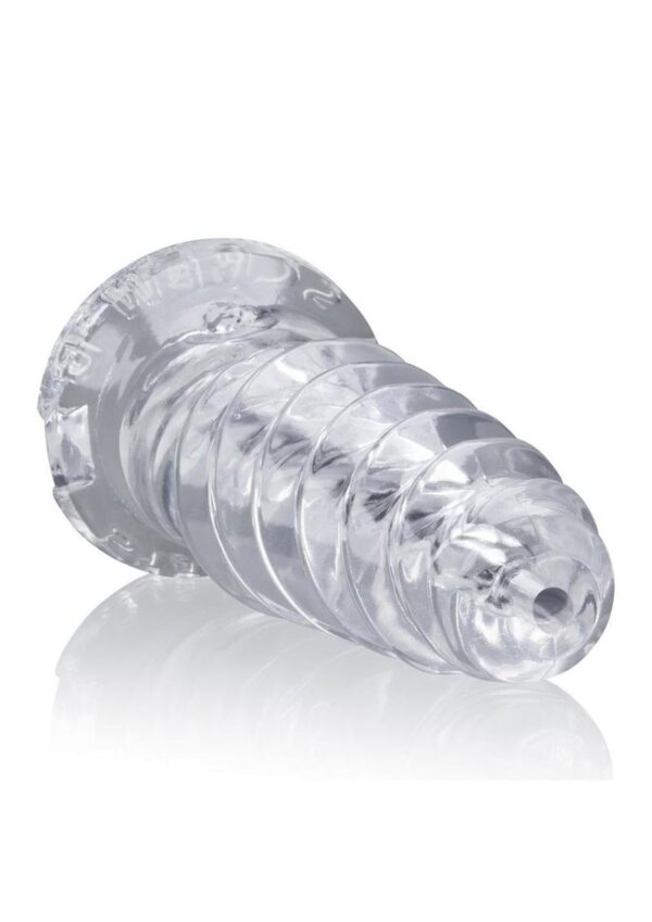 Oxballs Screw`d Super-Squishy Masturbator - Clear - Image 3