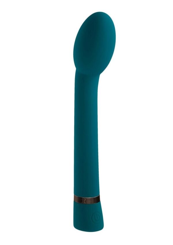Playboy On The Spot Rechargeable Silicone G-Spot Vibrator - Teal - Image 2