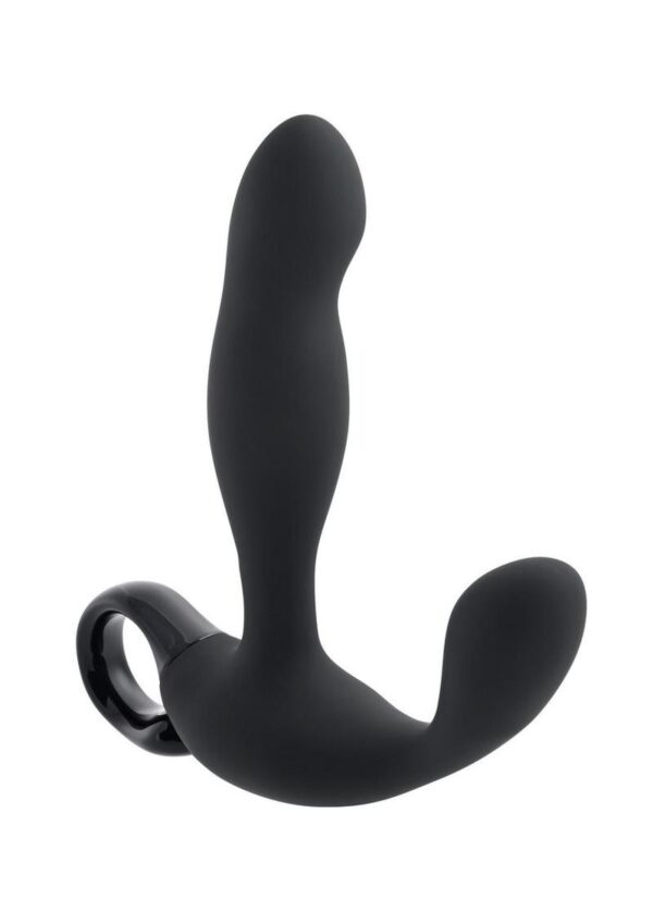 Playboy Come Hither Rechargeable Silicone Vibrating Prostate Massager - Black - Image 2