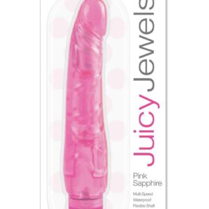 Juicy Jewels Pink Sapphire Vibrator - Pink