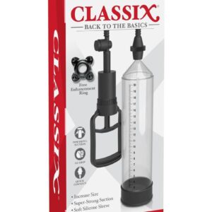 Classix Penis Enlargement Pump Large - Clear