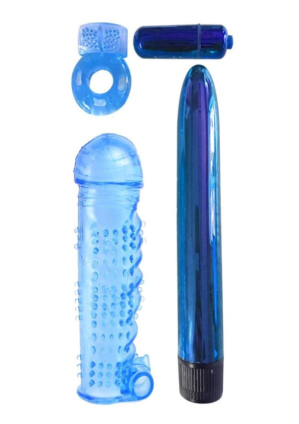Classix Ultimate Pleasure Couple`s (4 piece kit) - Blue - Image 2