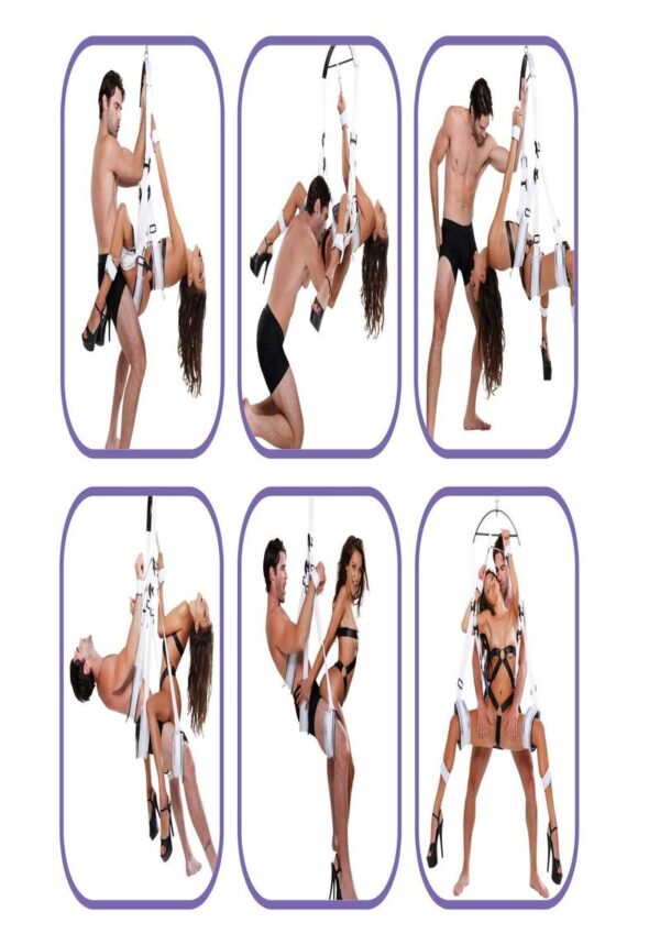 Fetish Fantasy Series Fantasy Bondage Swing - White - Image 3