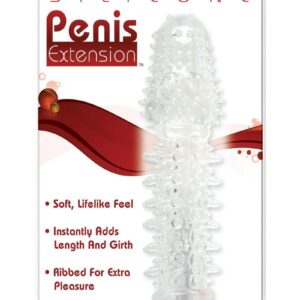 Silicone Penis Extension - Clear