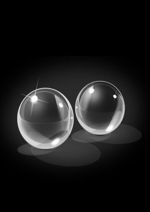 Icicles No. 42 Glass Ben-Wa Balls - Medium - Clear - Image 2