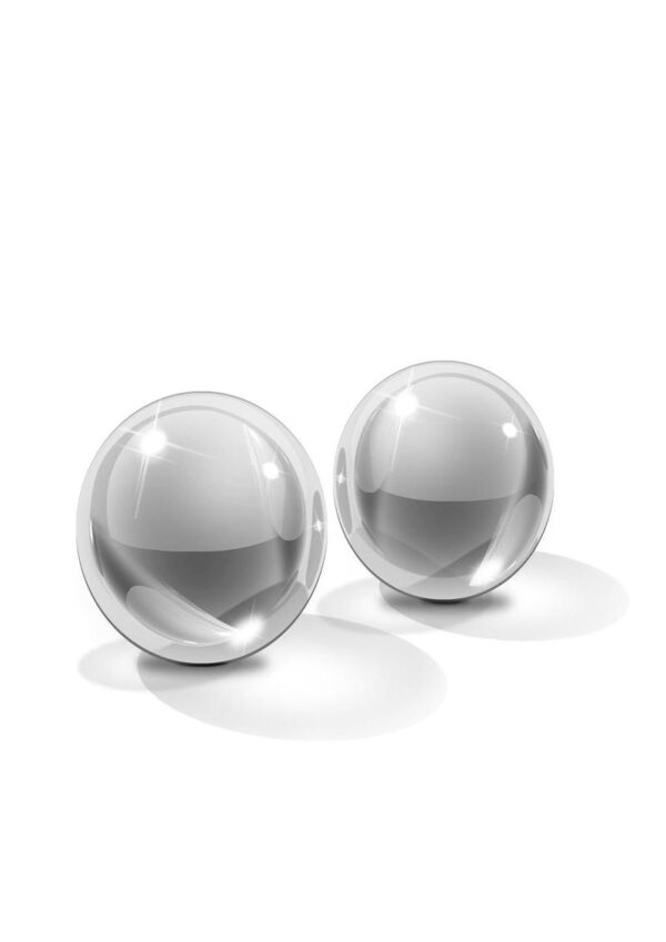 Icicles No. 42 Glass Ben-Wa Balls - Medium - Clear - Image 3