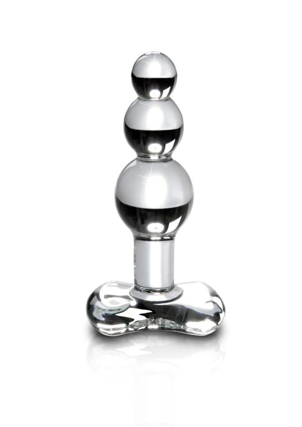 Icicles No. 47 Beaded Glass Anal Plug - Clear - Image 2