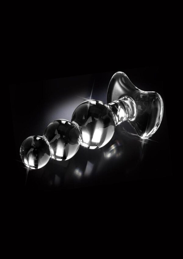 Icicles No. 47 Beaded Glass Anal Plug - Clear - Image 3