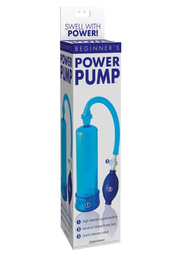 Beginner`s Power Penis Pump - Blue