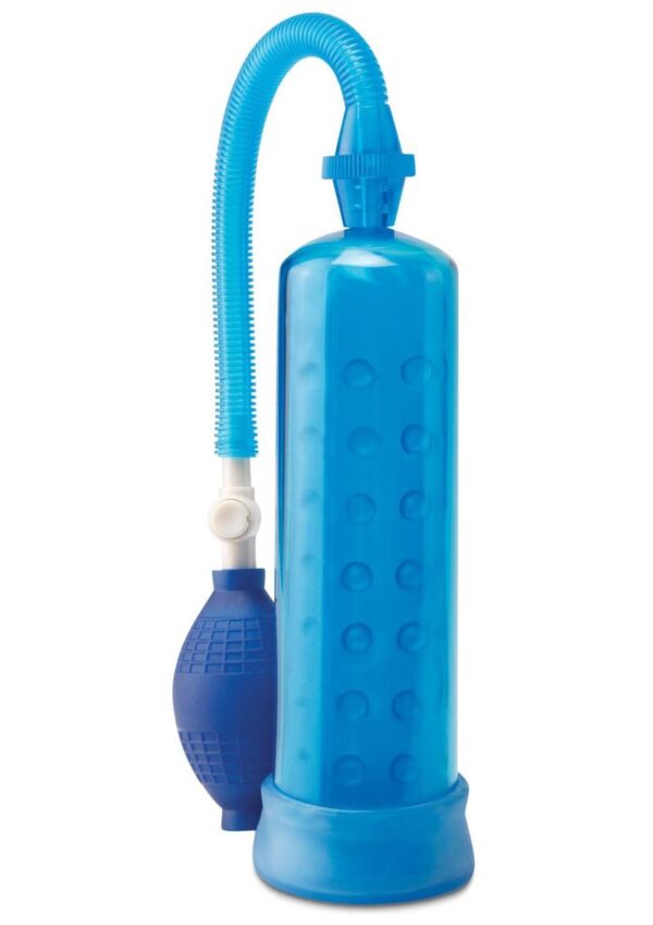 Pump Worx Silicone Power Pump Advanced Penis Enlargement System - Blue - Image 2