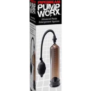 Pump Worx Euro Pump Advanced Penis Enlargement System - Smoke And Black