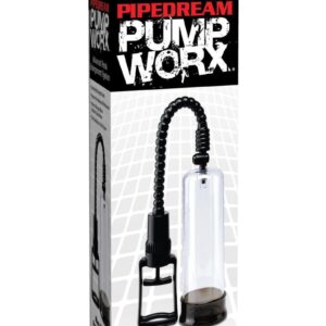 Pump Worx Max-Width Penis Enlarger - Clear and Black
