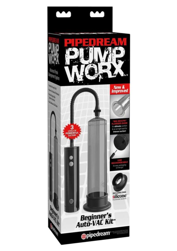 Pump Worx Beginner`s Auto-Vac Penis Pump Kit - Smoke