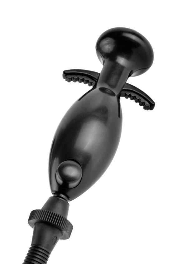 Fetish Fantasy Extreme Vibrating Pussy Pump with Wired Remote Control - Clear and Black - Image 2