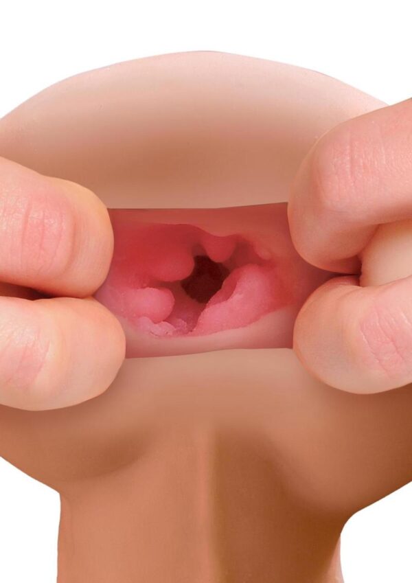 PDX Male Reach Around Stroker Masturbator Realistic Dong - Vanilla - Image 2