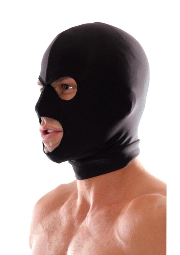 Fetish Fantasy Spandex 3 Hole Hood - Black - Image 2