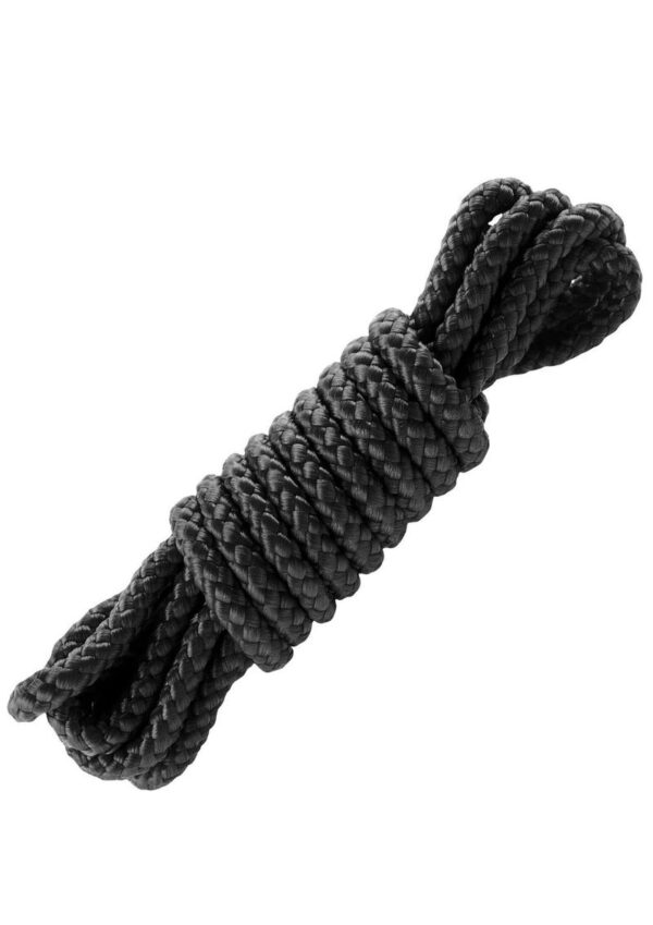 Fetish Fantasy Mini Silk Rope 6ft - Black - Image 2