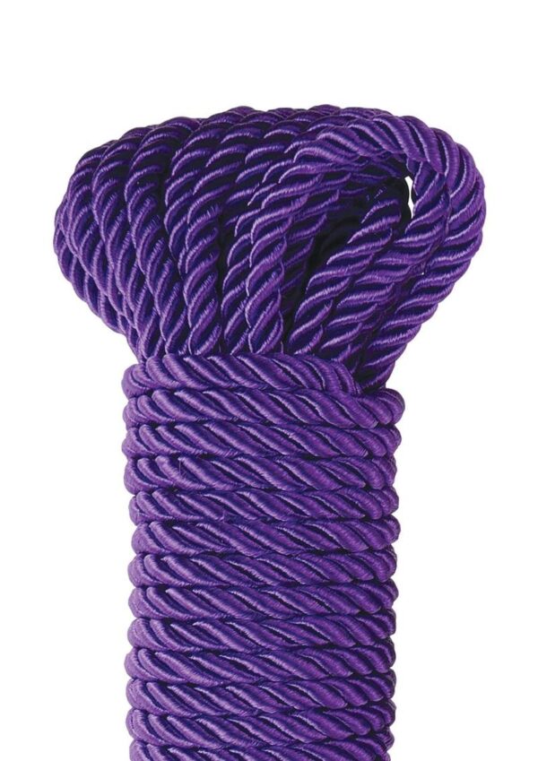 Fetish Fantasy Series Deluxe Silky Rope 32ft - Purple - Image 3