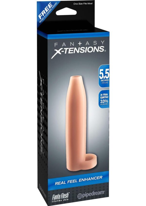 Fantasy X-Tensions Real Feel Enhancer Sleeve 5.5in - Vanilla - Image 3