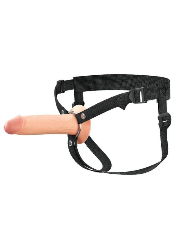 Fantasy X-Tensions Elite Silicone Dual Density Hollow Strap-On 7in - Vanilla - Image 2