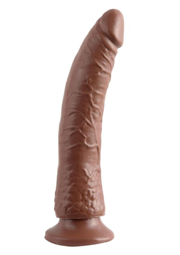 Basix Dong Slim 7 with Suction Cup 7in - Chocolate - Image 2