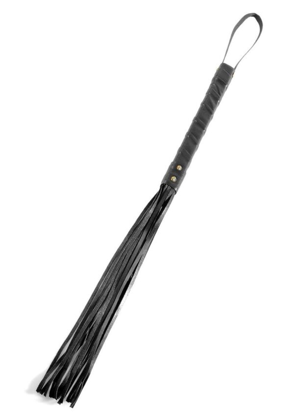 Fetish Fantasy Series Limited Edition Cat-O-Nine Tails Leather Black - Image 3