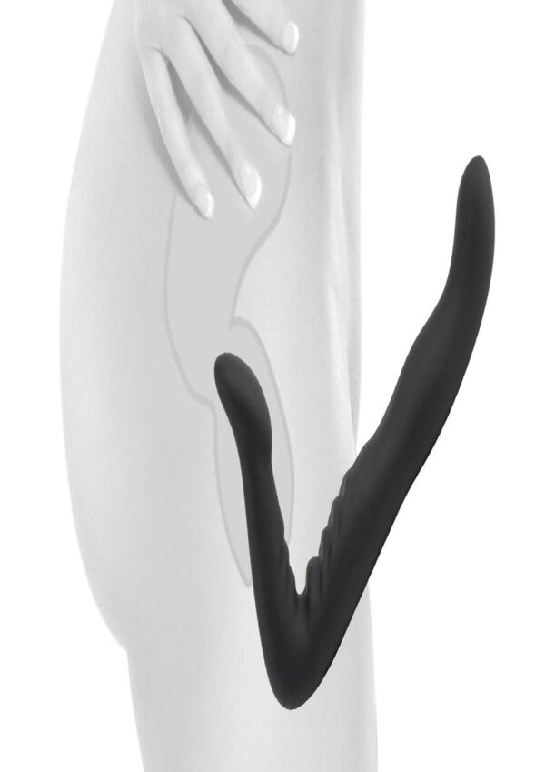 Fetish Fantasy Elite Strapless Strap-On Silicone 8in - Black - Image 2