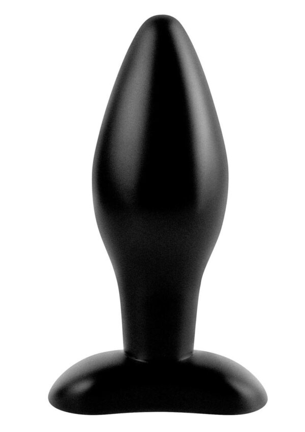 Anal Fantasy Collection Medium Silicone Plug Kit 4.25in - Black - Image 3