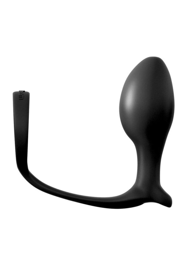 Anal Fantasy Collection Ass-Gasm Cockring Beginners Silicone Plug Slim 4in - Image 2