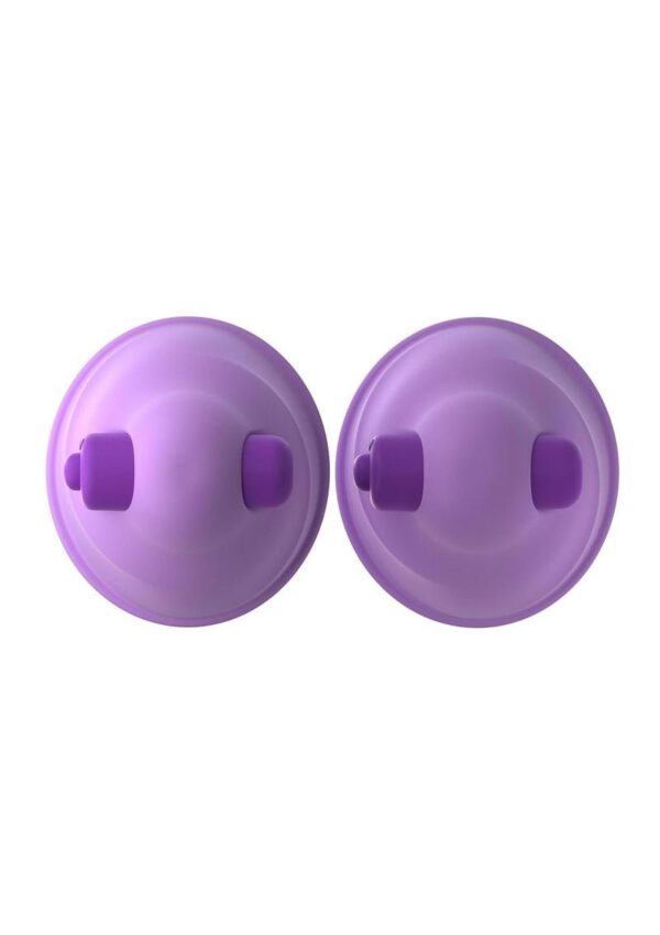 Fantasy For Her Silicone Vibrating Nipple Suck Hers Waterproof 2in - Purple - Image 3